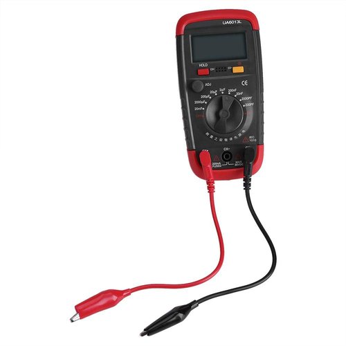 A sixx Capacitor Tester, Capacitance Meter, Portable Capacimeter, LCD Digital for Measuring for Test