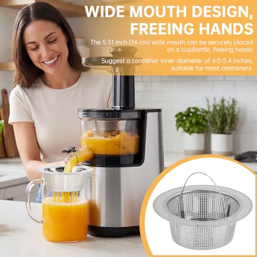 KZTRQAML Juicer Strainer for Nama J2 Cold Press Juicer – Fine Mesh Pulp Filter