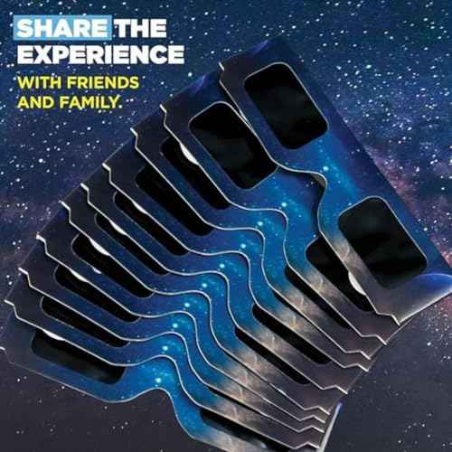 Medical king Solar Eclipse Glasses (10 pack) 2024 CE and ISO Certified Safe Shades for Direct Sun Viewing Approved 2024