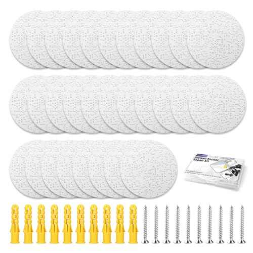 Drywall Anchor Repair Kit - Complete Anchor Patch Solution, Drywall Screw Hole Filler for Quick Patching, 30 Pcs Diameter 3.35 Inches