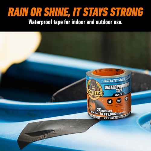 GORILLA Waterproofing Tape Black 4