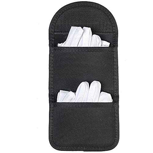 TAFTACFR Double Glove Pouch Police Firefighter EMS EMT Paramedic Medical Disposable Gloves Holder for 2 and 2.25" Duty Belt