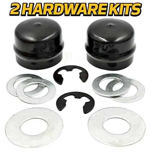 HD Switch Wheel Hardware Kit Compatible With Husqvarna Craftsman AYP Poulan Huskee Jonsered 532188967 532121749 812000029 121748X 121749X 583512801 532436874 12000029 -Thrust Washers EClips & Hub Caps