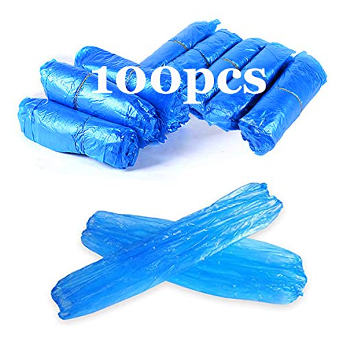 Yzurbu Disposable Arm Sleeves, Plastic Waterproof Oversleeves Protector Covers with Elastic on Cuff