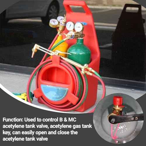 Ziyuan Acetylene Tank Wrench,for B & MC Acetylene Tank Valves Wrench for Controlling The Opening And Closing of Acetylene Cylinders(2 pack)