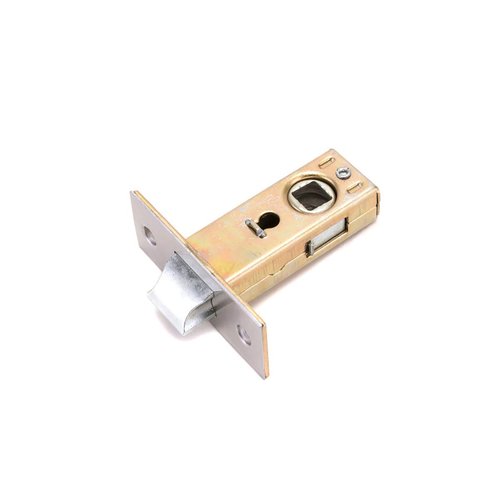 Reversible Tubular Latch Door Mortice Catch Bolt Screws Handle Silent Internal Easy Install Square Spindle for Toilet Bedroom Door Forked 40mm