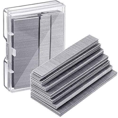 23 Gauge Pin Nails Headless Pins Nails 7 Sizes Assorted Galvanized Brad Nailer 2/5 Inch to 1 Inch for Molding Cabinetry Building Assembly, 3500 Pieces