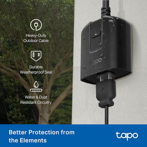 Tapo Outdoor Smart Dimmer Plug for Lights - 1-Socket, Matter, P430M