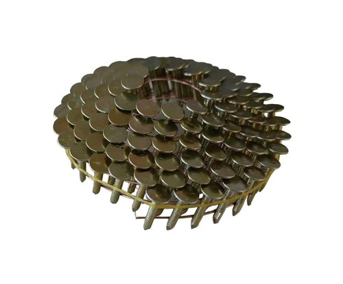 Zeluga 13-362 1-1/4in. x 0.120in. 15 Degree Electrogalvanized Smooth Shank Coil Roofing Nail 7,200/Box
