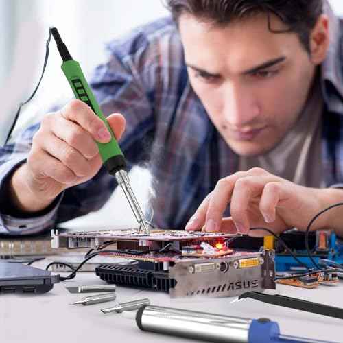 5PCS Soldering Iron Tips for 190W Soldering GunReplacement, High-Performance Tips for 190W Soldering Iron, Fast Heating,Fit PCB, DIY, Electronics Repair