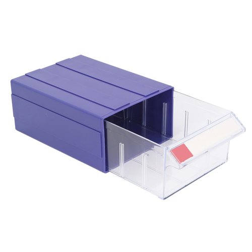 Drawer Component Box 205x135x78mm Thickened Plastic Modular Storage Bin Organizer for Crafts Office Supplies Blue