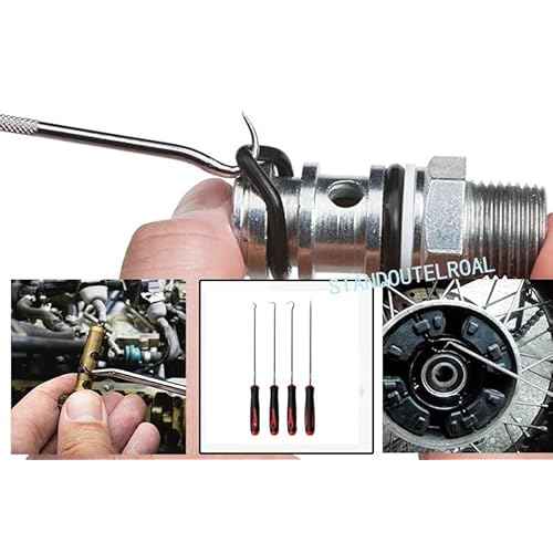 Long Set,Oil Seal Hook, Pull Out The Hook, Oil Seal Screwdriver Pull Out and Remove. Assembly and Removal of Small Parts,Automobile, Electronics Home Repair Tools