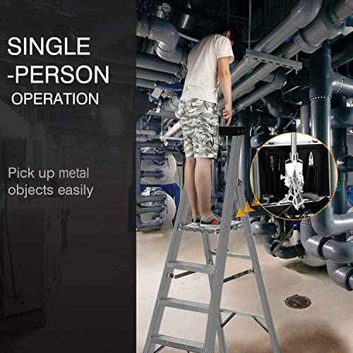 2 Pieces 20 lbs Magnetic Telescoping Pick Up Tool for Small Metal Tools Extends from 7 to 30 inches / 185-720mm (20LB(Balck+Blue))