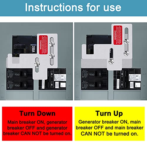 Generator Interlock Kit for Siemens Murray 150/200 Amp Electrical Panels