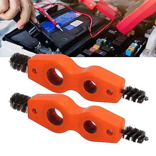 2Pcs Copper Tube Pipe Cleaner, 4 in 1 Copper Pipe Cleaner, Copper Tubing Brush Pipe Brush Cleans Inside Outside Thread Cleaner Plumber Brush Cleaner Tool for Plumbing Installation Soldering Brazing