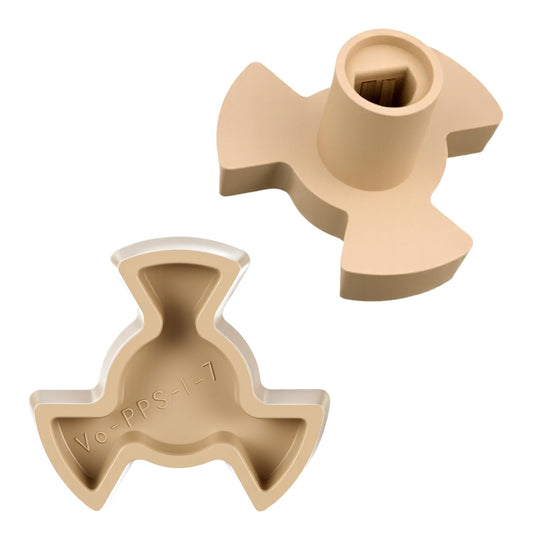 2 PCS Microwave Turntable Coupler, Microwave Oven Turntable Roller Guide Support Glass Tray Drive Coupling Replacement, Microwave-Oven Roller Guide Support for Microwaves Plates Shaft Length 0.59inch