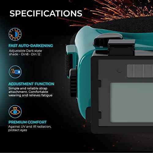 Welding Goggles Glasses Auto Darkening Solar Welders Helmet Eyes Gas Torch Cutting Flip Up Lens Eye Protection