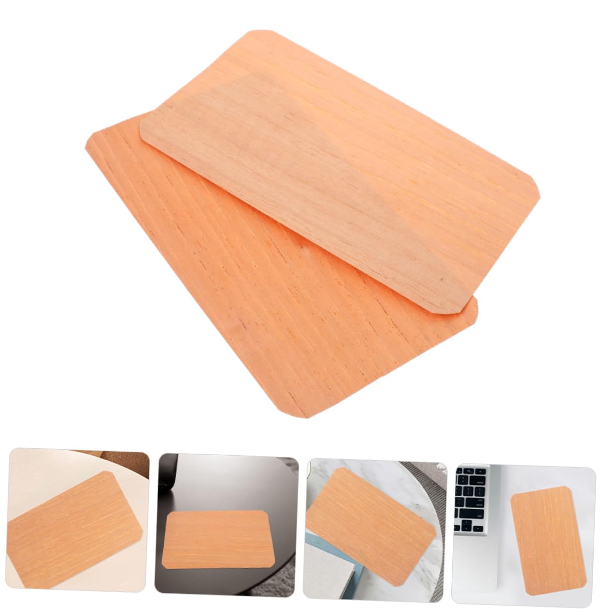 OATIPHO Humidor Accessories 4pcs Spanish Cedar Sheets Wood Dividers Cedar Planks for Closet