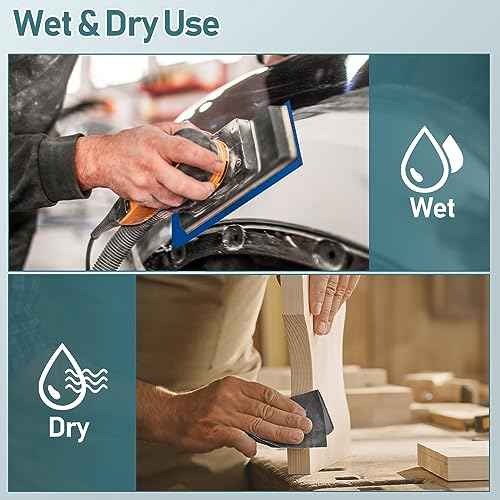 72PCS Sand Paper, Wet Dry Sandpaper Assortment Pack, Assorted for Wood Furniture Metal Finishing and Automotive Polishing, 400/600/800/1000/1200/1500/2000/2500/3000 Grit, 9 x 3.6 Inch
