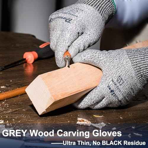 Dowellife Level 5 Cut Resistant Work Gloves for Men & Women, PU Coated Breathable Gardening Gloves, Thin Flexible Firm Grip