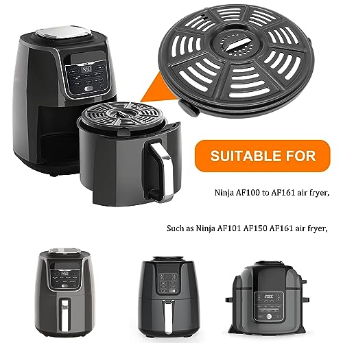 GWY 8.2" Crisper Pan for Ninja AF101 AF150 AF161 Air Fryers 4-5.5 Qt - Dishwasher Safe