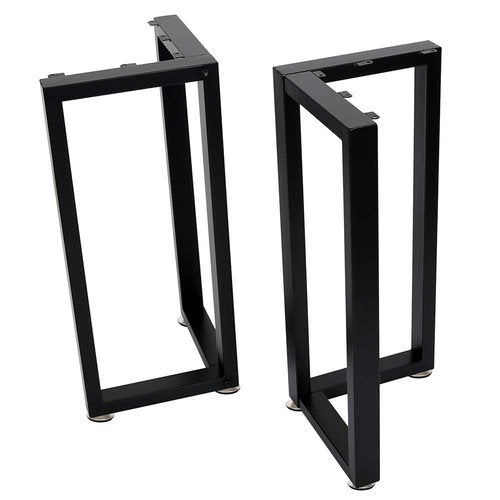 Metal Legs for Table V Shape 28" H Tall Metal Black Table Leg Heavy Duty Industrial Desk Legs Set of 2