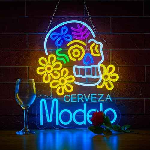 Neon Sign for Wall D?cor Model Beer Bar Cerveza Neon Light Up Signs for Man Cave Pub Store Party Club LED Lights Decor