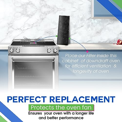 Downdraft Stovetop Filter 5.67 x 15.63 in - Replacement for Whirlpool/Jennair W10240990 W10905834