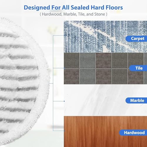 12 Pack Sinnya Shark Steam Mop Replacement Pads S8001/S7000 Compatible