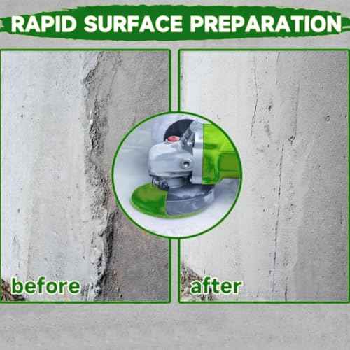 4 1/2 Inch Diamond Concrete Grinding Wheel 12-Segment Turbo Cup Wheel for Angle Grinder Heavy-Duty Polishing & Fast Smoothing for Concrete, Stone, Marble, Granite & Thinset Removal