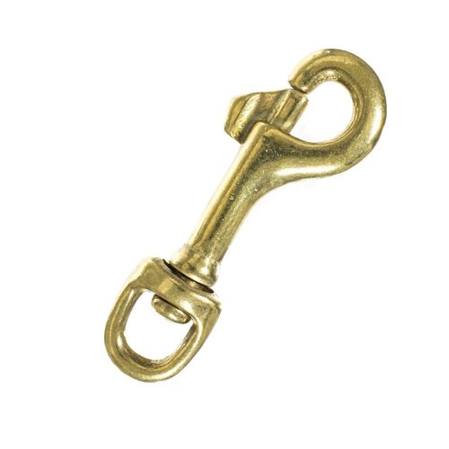 Brass Swivel Snap Hooks - Diverse and Multifuntional (3/8 Inch, 10 Pack)