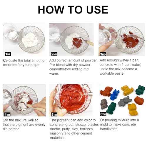 Iron oxide powder, concrete pigment-Blue iron oxide pigment concrete color pigment concrete pigment powder for concrete coloring(Blue, 0.22lb)