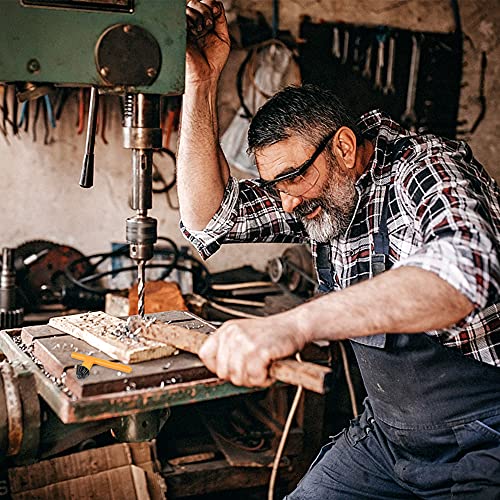 5 Sizes Drill Chuck Key Wrench, High Hardness Carbon Steel Replacement Drill Press Chuck Key for Drill Clamping Tool (Chuck Diameter: 1/4" / 3/8" / 1/2" / 5/8" 3/4")