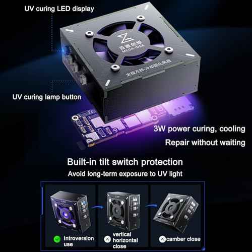 Solder Fume Extractor UV Fast Curing Smoke Absorber Remover Smoke Prevention Absorber DIY Working Fan for Soldering Station