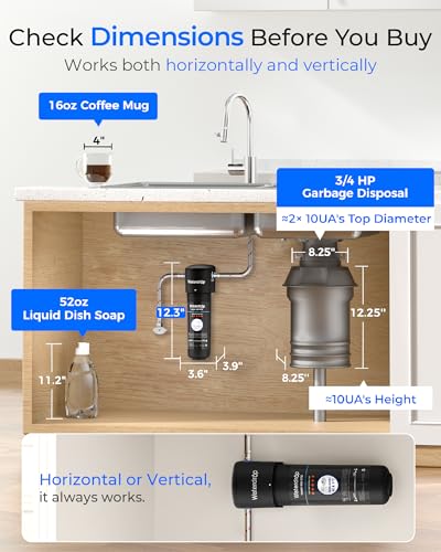 Waterdrop 10UA Under Sink Water Filter System NSF/ANSI 42 Certified - 1 Year Replacement Filter Included