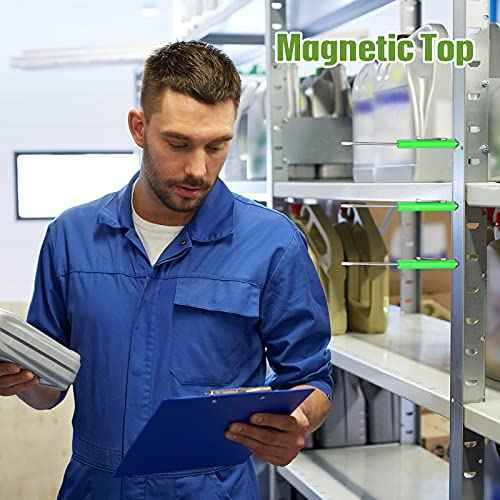 Honoson 5 Pieces Magnetic Mini Pocket Screwdriver with Clip Small Flathead Head Screwdriver Tool Set for Home Office Gadgets Repair Tool Mechanics Electricians Technician(Green)