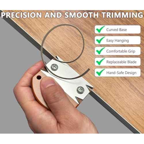 Edge Banding Trimmer-Upgraded Edge Banding Cutter with Hanging Strap, Handheld Durable Edge Banding Trimmer,Edge Corner Planer,for Wood|PVC|ABS|Veneer