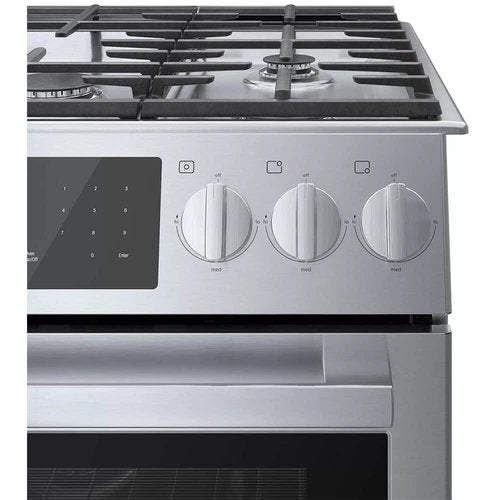 800 Series 30 in. 4.6 cu. ft. Slide-in Dual Fuel Range with Self-Cleaning Convection Oven in Stainless Steel