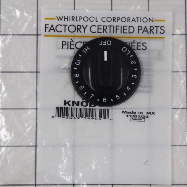 Allstar OEM Range Control Knob WPW10116766 for Oven & Stove