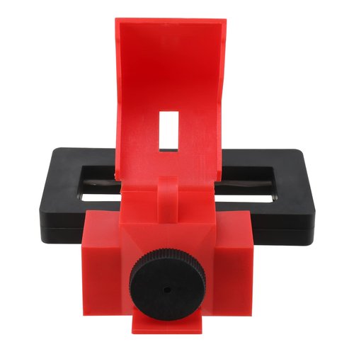 RealPlus Circuit Breaker Lockout Device, 4 Pack 480/600 Volt Clamp-on Single Pole Breaker Lock Out Device, Extra Large