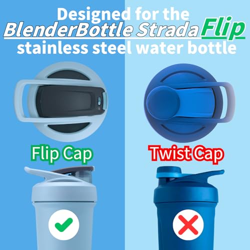 YINORD BlenderBottle Strada Gasket Replacement Kit — 8+4 Pcs Silicone Bottle Seals