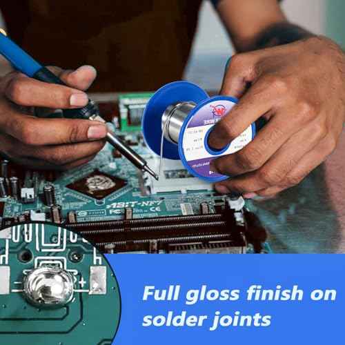 1mm 50g Solder Wire - High-Strength 63/37 Tin-Lead Solder with 183¡É Low Melting Point for Electronics, Mechanical, Automotive, and Communications Industries