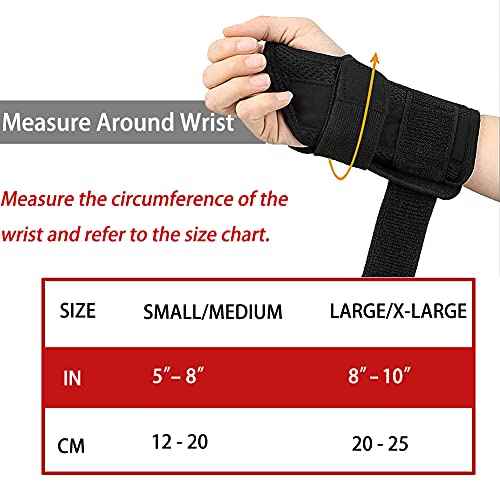 NuCamper Wrist Brace Carpal Tunnel Right Left Hand for Men Women, Night Wrist Sleep Supports Splints Arm Stabilizer with Compression Sleeve Adjustable Straps,for Tendonitis Arthritis Pain Relief (Right Hand-Pink, Small/Medium (Pack of 1))