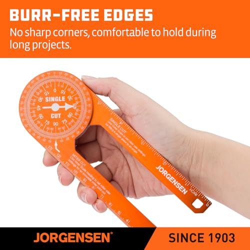 Jorgensen 7" Aluminum Miter Saw Protractor | Angle Finder
