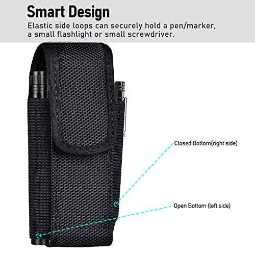 Sheath Compatible with Leatherman Wave Plus Wingman Surge Rebar Multi Tool Holster Nylon Belt Clip Pouch