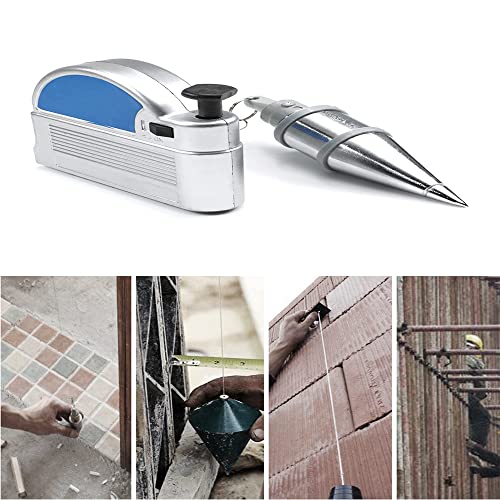 Magnetic Plumb Setter, 20Ft Auto-Retract Line for Construction
