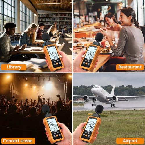 Neoteck 130 dB Digital Sound Level Meter with A/C Weighting