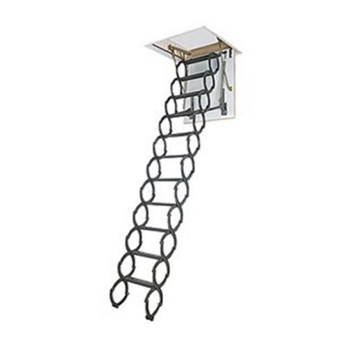 FAKRO LST 66875 Insulated Steel Scissor Attic Ladder for 22-Inch x 31-Inch Rough Openings
