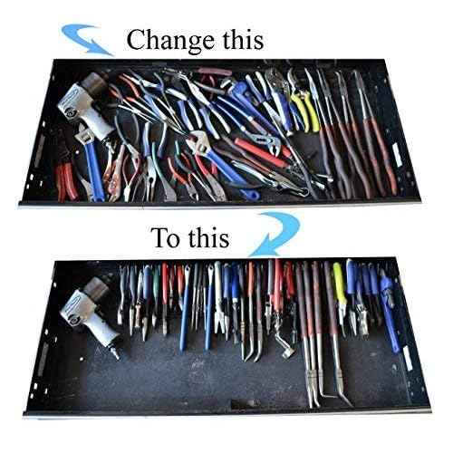 MLTOOLS Pliers Organizer, Heavy-Duty 32-Slot Tool Storage Rack for Mechanics, Electricians, and DIY ? Space-Saving, Easy Access, Durable Steel Pliers Holder, Tool Organizer P8241