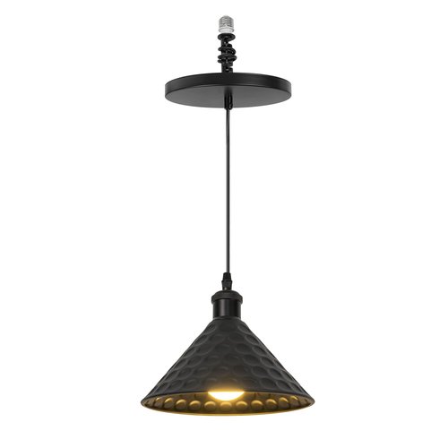 Kiven Instant Light Conversion Kit for 4/5/6inch Hole,Black Farmhouse Lighting Recessed Can Light Conversion Kit to Pendant with E26 Screw-in Adapter for Kitchen Island Living TB2776